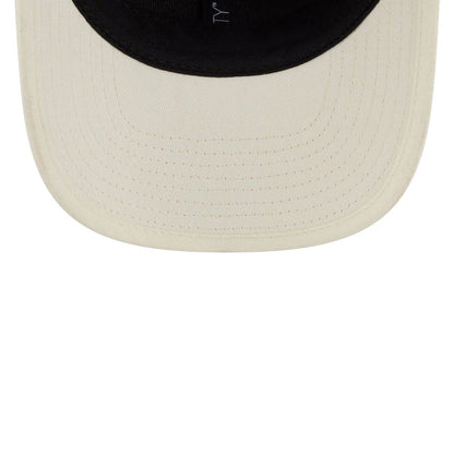 Pictured is this MLB Wicker New York Yankees 9SEVENTY Stretch Snap cap in Cream. 2