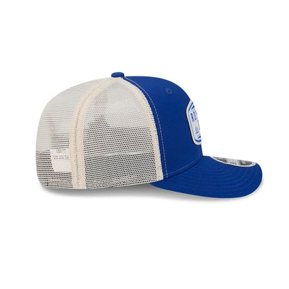 Pictured is this MLB Patch Kansas City Royals 9SEVENTY Stretch Snap cap in blue. 6