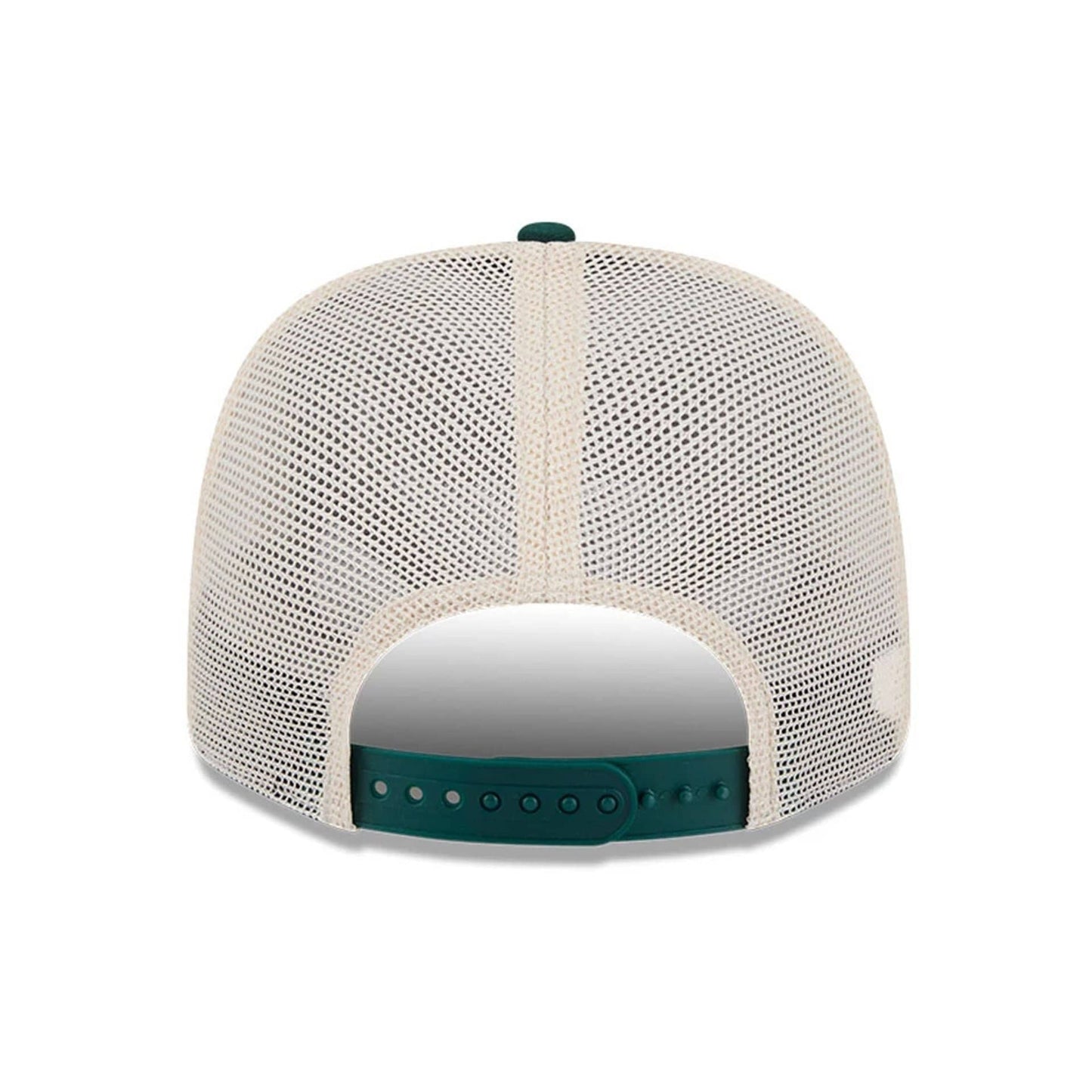 Pictured is this MLB Patch Athletics 9SEVENTY Stretch Snap cap in dark green. 7