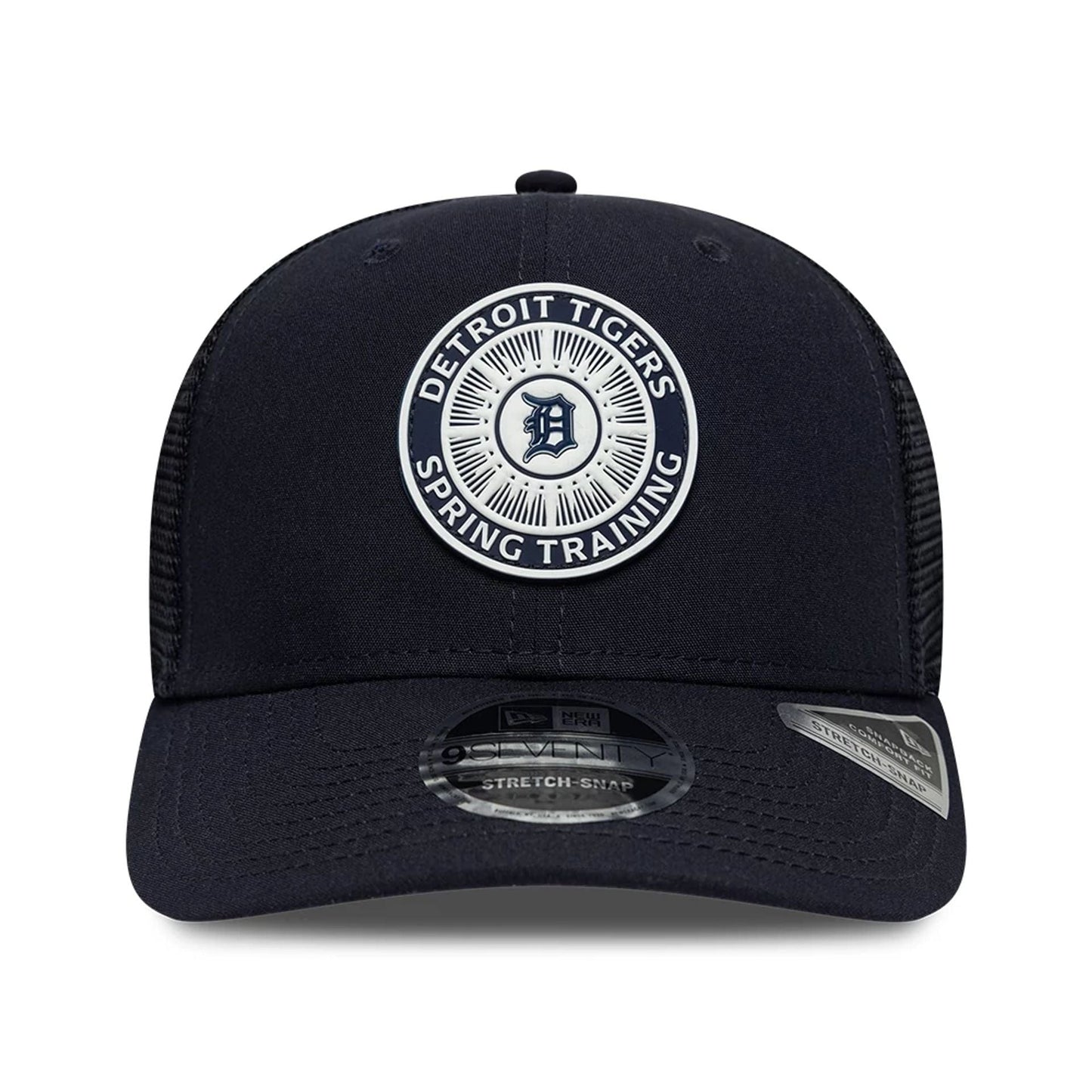 Pictured is this MLB Circles Detroit Tigers 9SEVENTY Stretch Snap cap in navy. 3