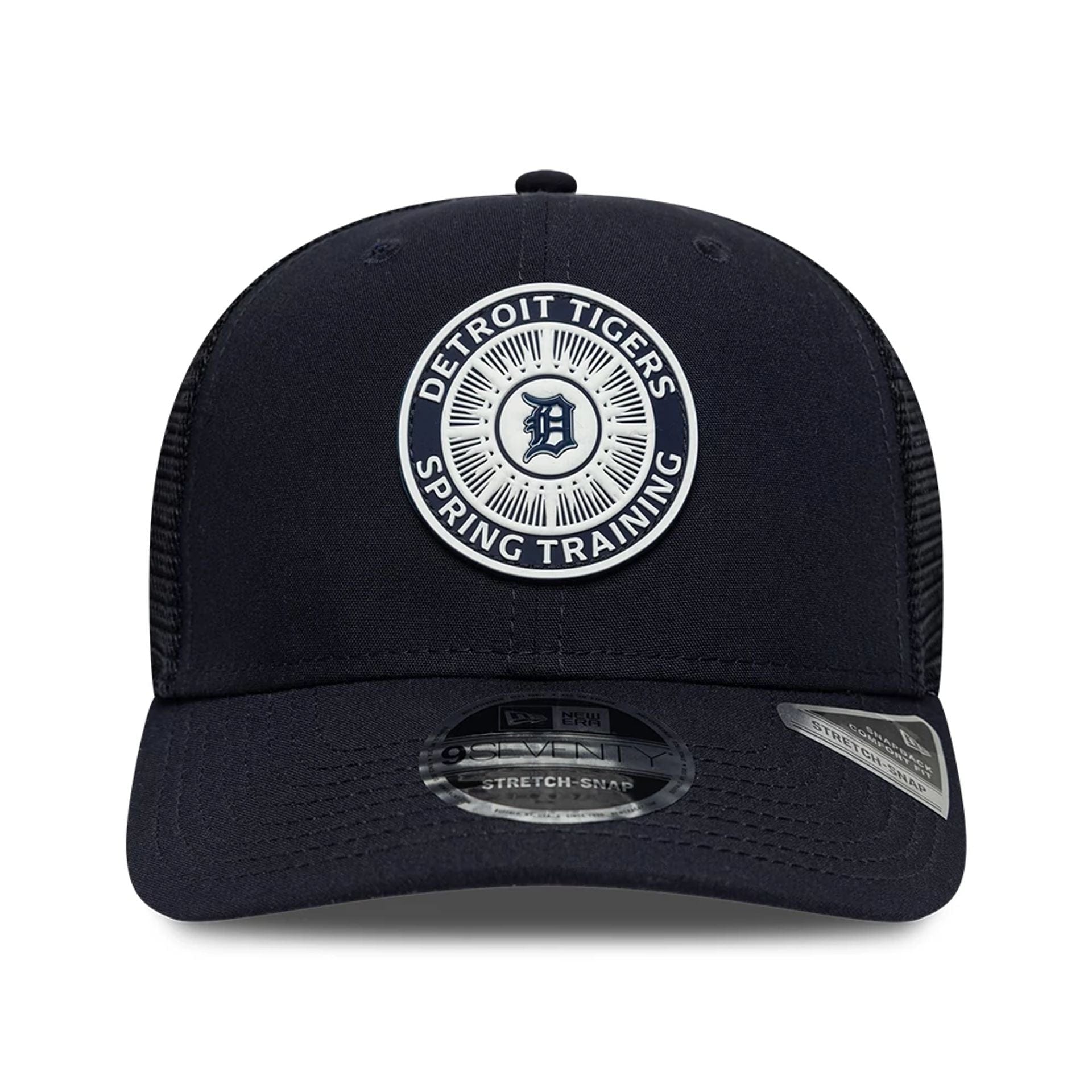 Pictured is this MLB Circles Detroit Tigers 9SEVENTY Stretch Snap cap in navy. 3