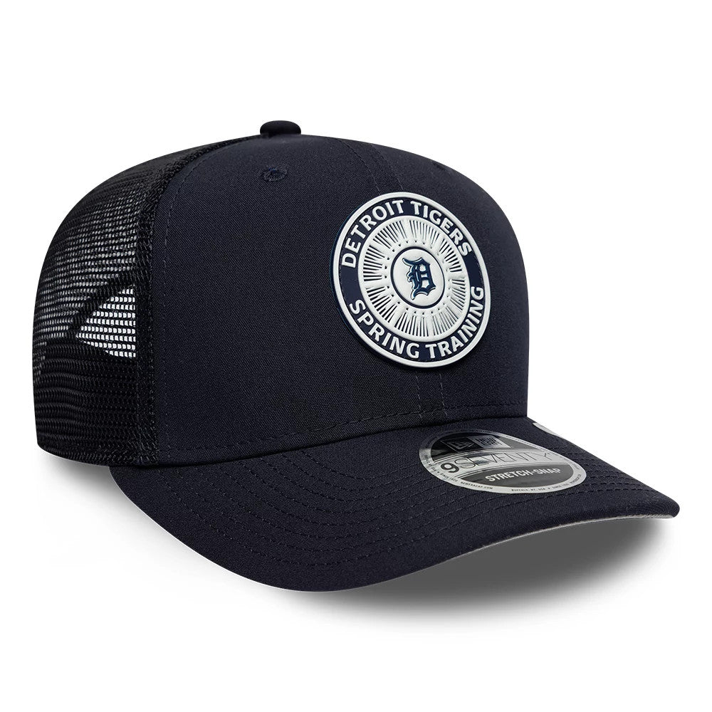Pictured is this MLB Circles Detroit Tigers 9SEVENTY Stretch Snap cap in navy. 4