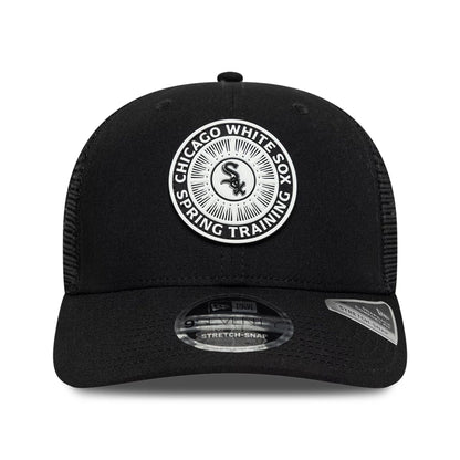 Pictured is this MLB Circles Chicago White Sox 9SEVENTY Stretch Snap cap in black. 3