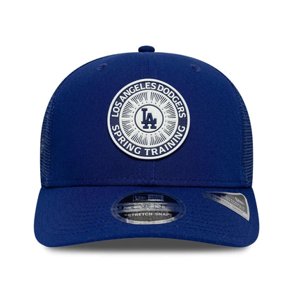 Pictured is this MLB Circles LA Dodgers 9SEVENTY Stretch Snap cap in dark blue. 3