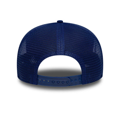 Pictured is this MLB Circles LA Dodgers 9SEVENTY Stretch Snap cap in dark blue. 5