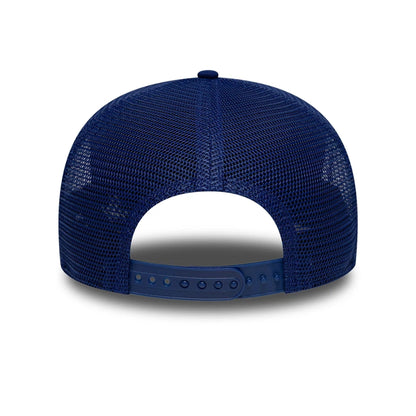 Pictured is this MLB Circles LA Dodgers 9SEVENTY Stretch Snap cap in dark blue. 5