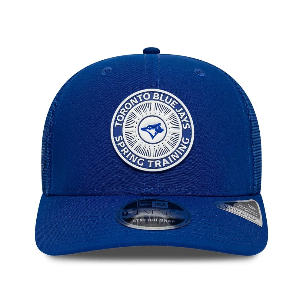 Pictured is this MLB Circles Toronto Blue Jays 9SEVENTY Stretch Snap cap in blue. 3