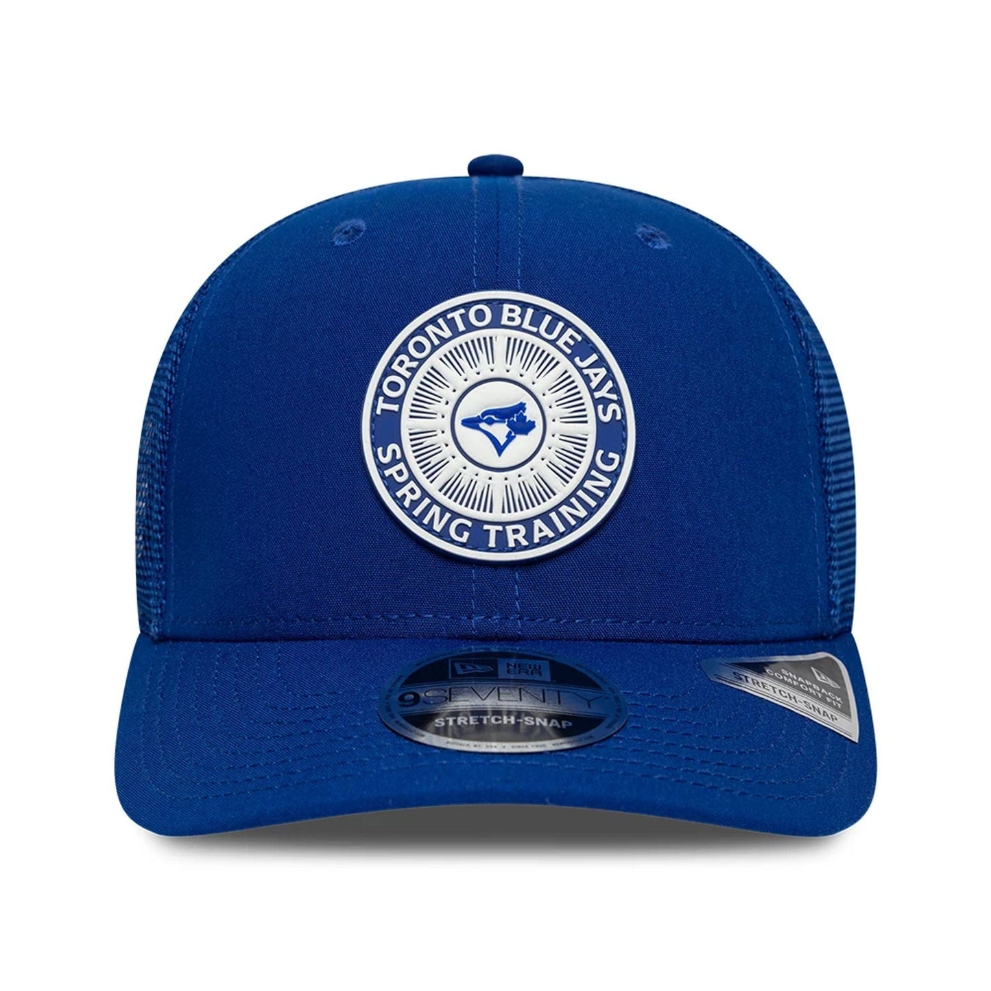 Pictured is this MLB Circles Toronto Blue Jays 9SEVENTY Stretch Snap cap in blue. 3
