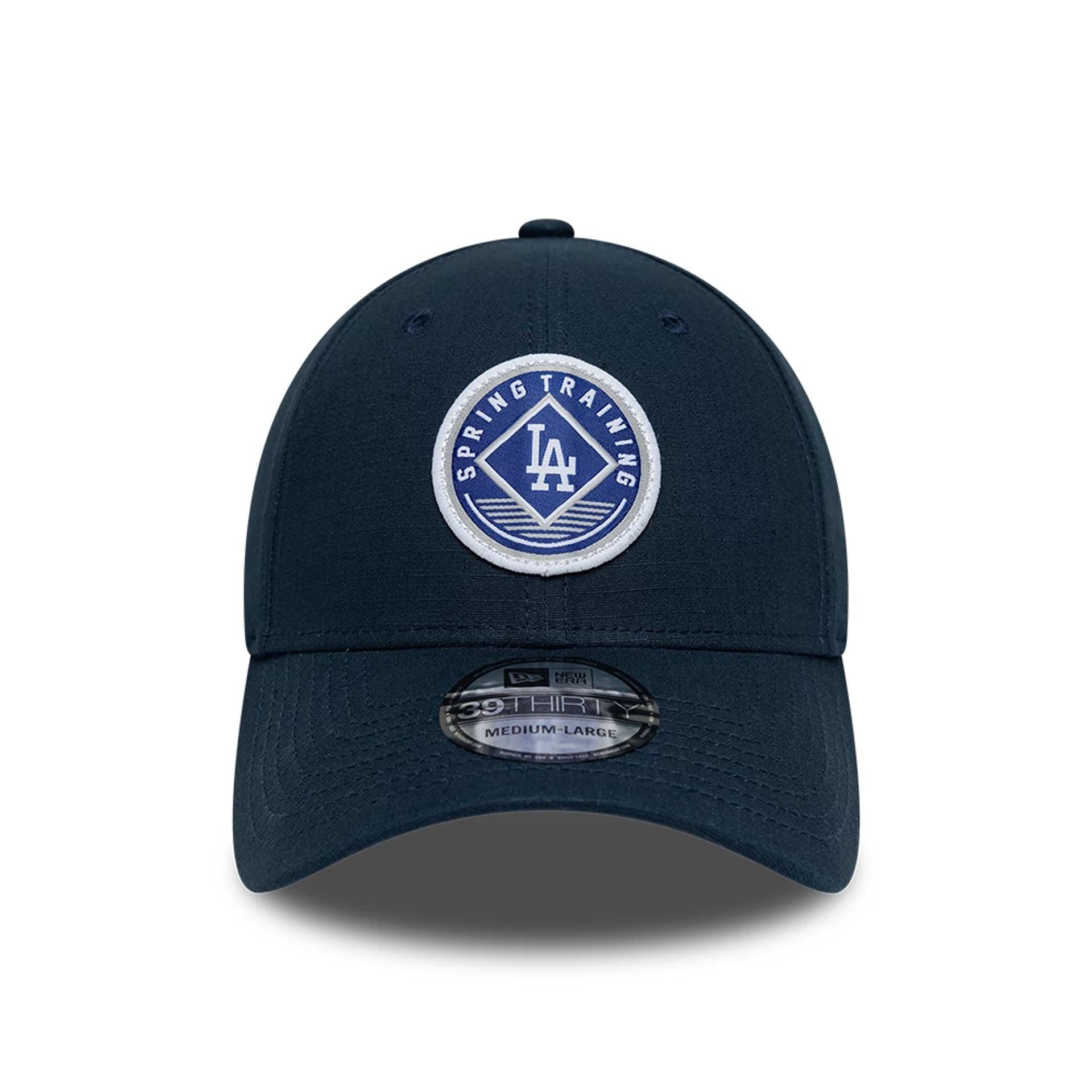 Pictured is this MLB Ripstop LA Dodgers 39THIRTY Stretch Fit cap in dark blue. 3