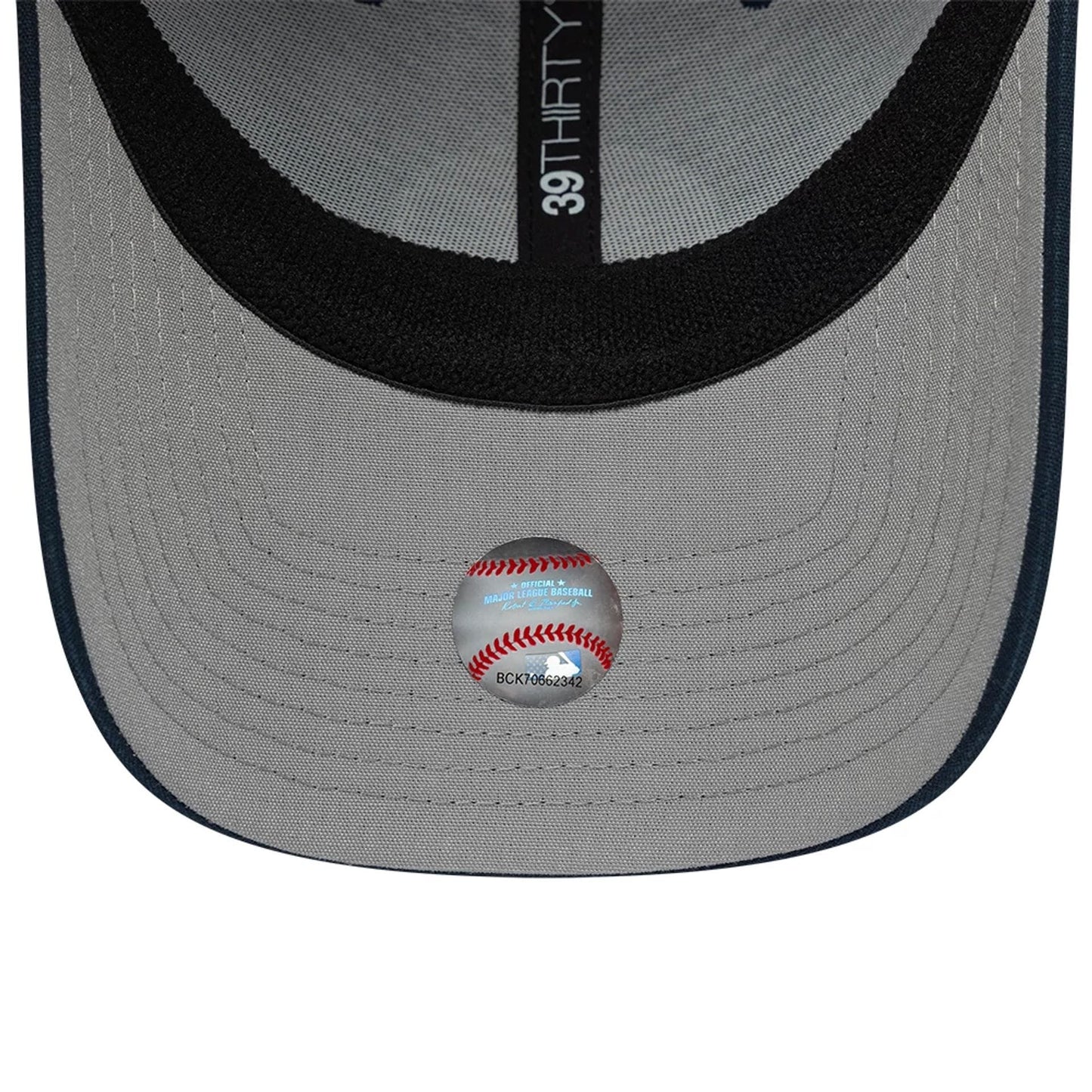 Pictured is this MLB Ripstop LA Dodgers 39THIRTY Stretch Fit cap in dark blue. 2