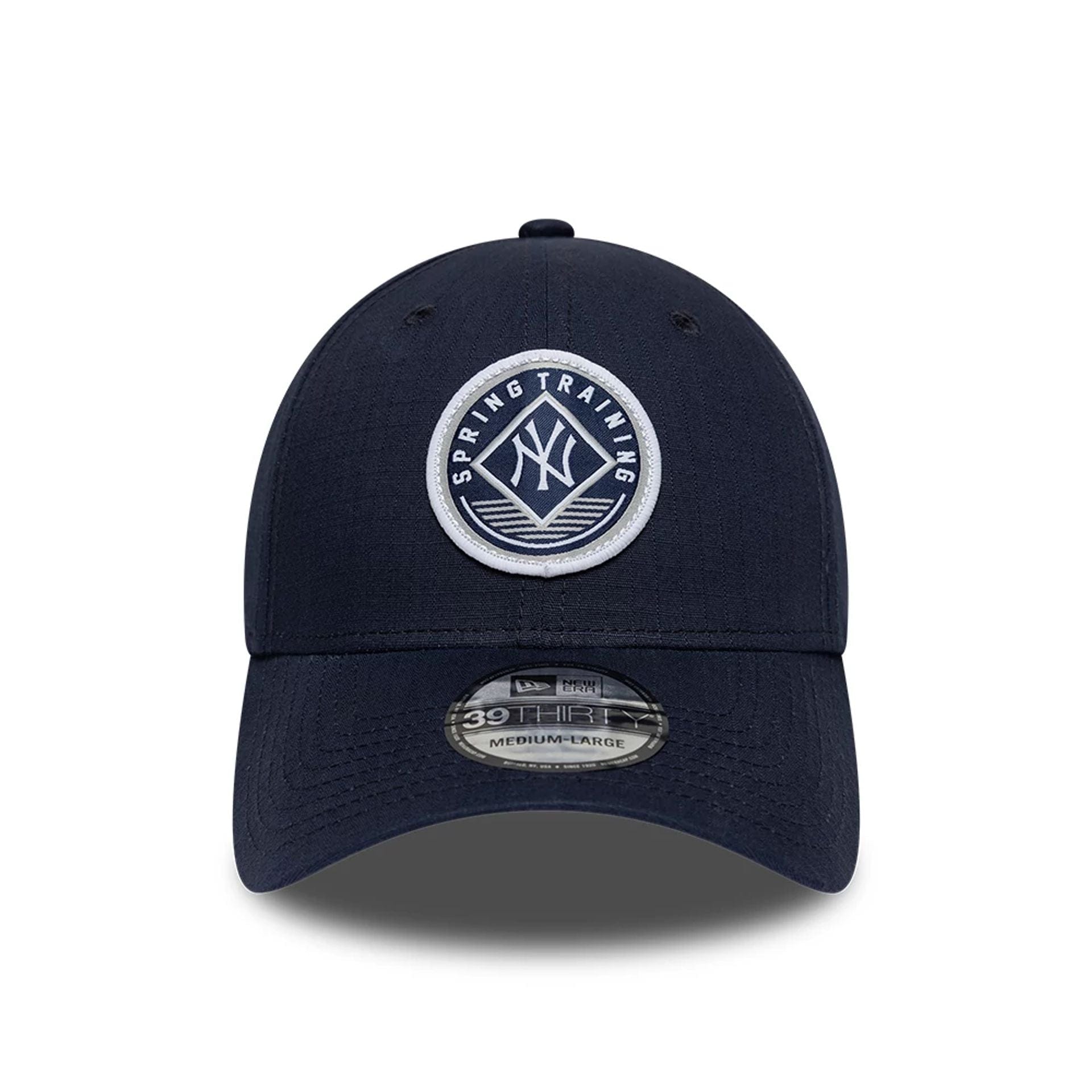 Pictured is this MLB Ripstop New York Yankees 39THIRTY Stretch Fit cap in navy. 3