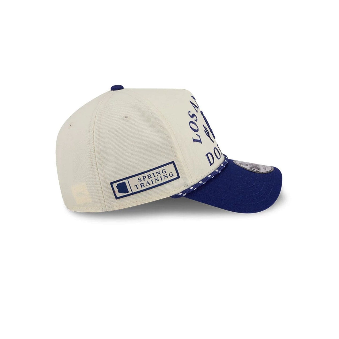 Pictured is this MLB Rope LA Dodgers 9FORTY A-Frame cap in dark blue. 6