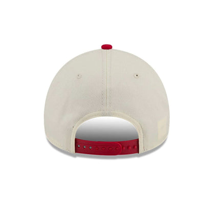 Pictured is this MLB Rope LA Angels 9FORTY A-Frame cap in red. 7