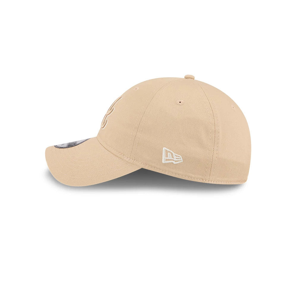 Pictured is this MLB Colours Atlanta Braves 9TWENTY cap in light beige. 5
