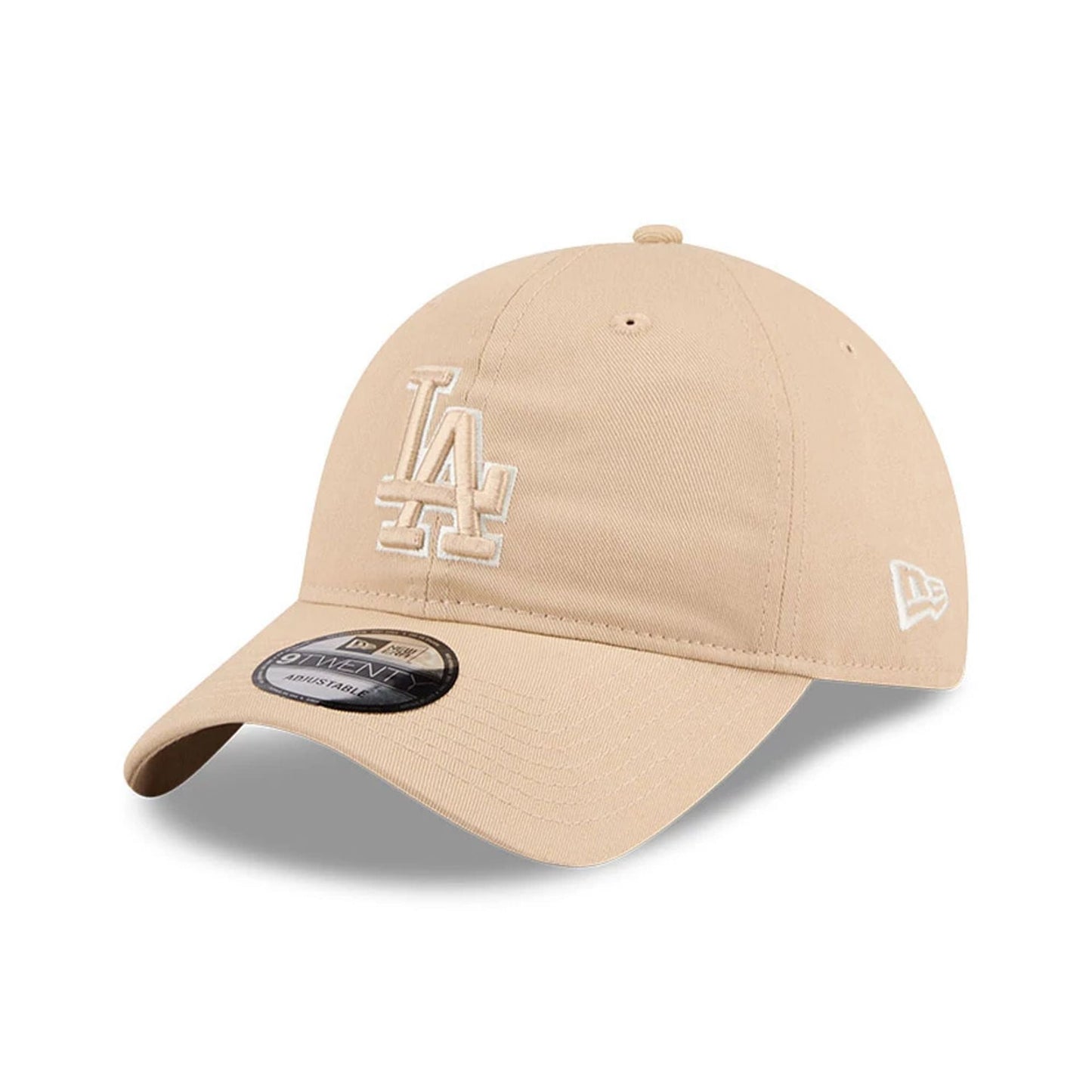 Pictured is this MLB Colours LA Dodgers 9TWENTY cap in light beige. 3
