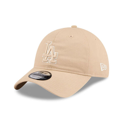 Pictured is this MLB Colours LA Dodgers 9TWENTY cap in light beige. 3