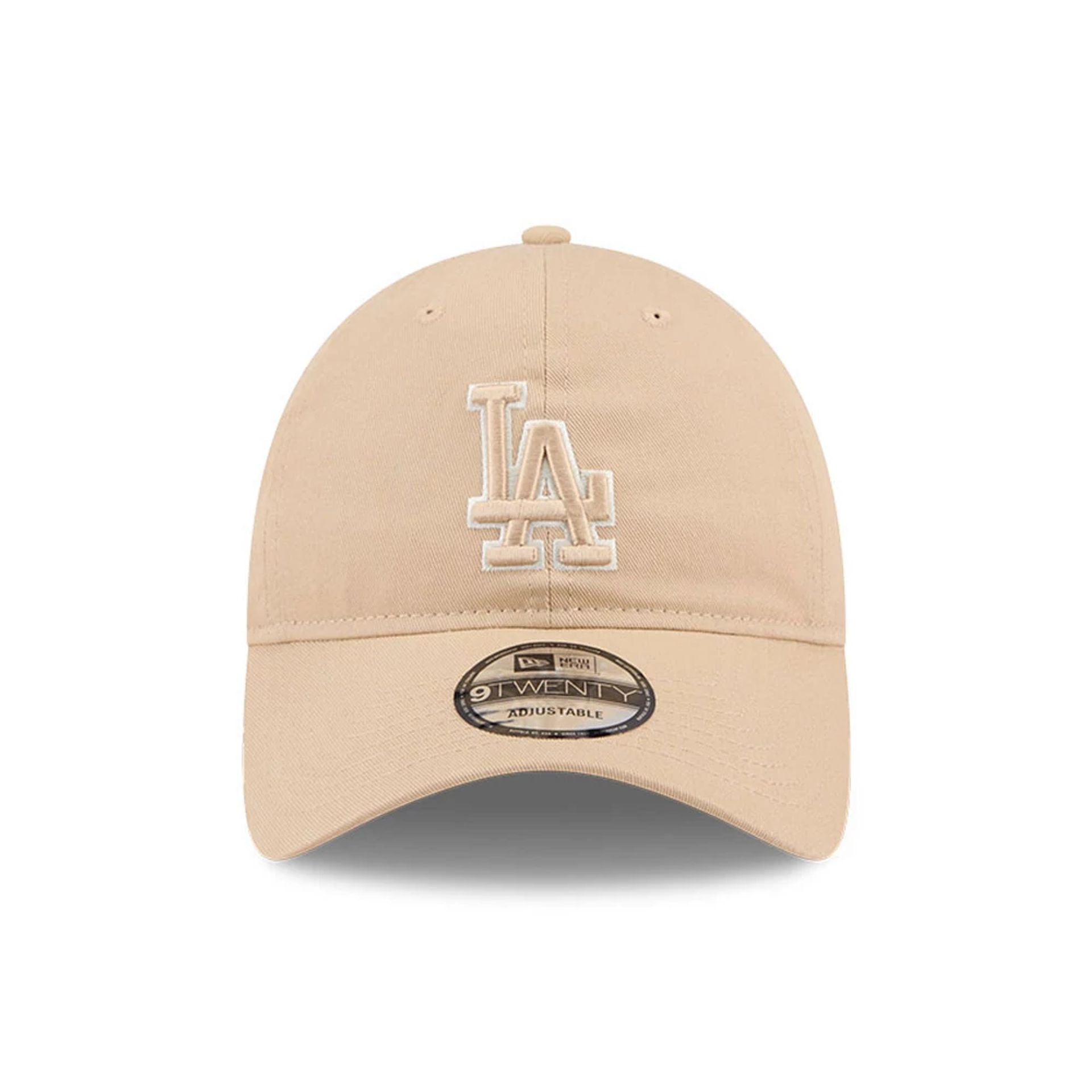 Pictured is this MLB Colours LA Dodgers 9TWENTY cap in light beige. 2