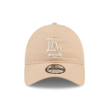 Pictured is this MLB Colours LA Dodgers 9TWENTY cap in light beige. 2