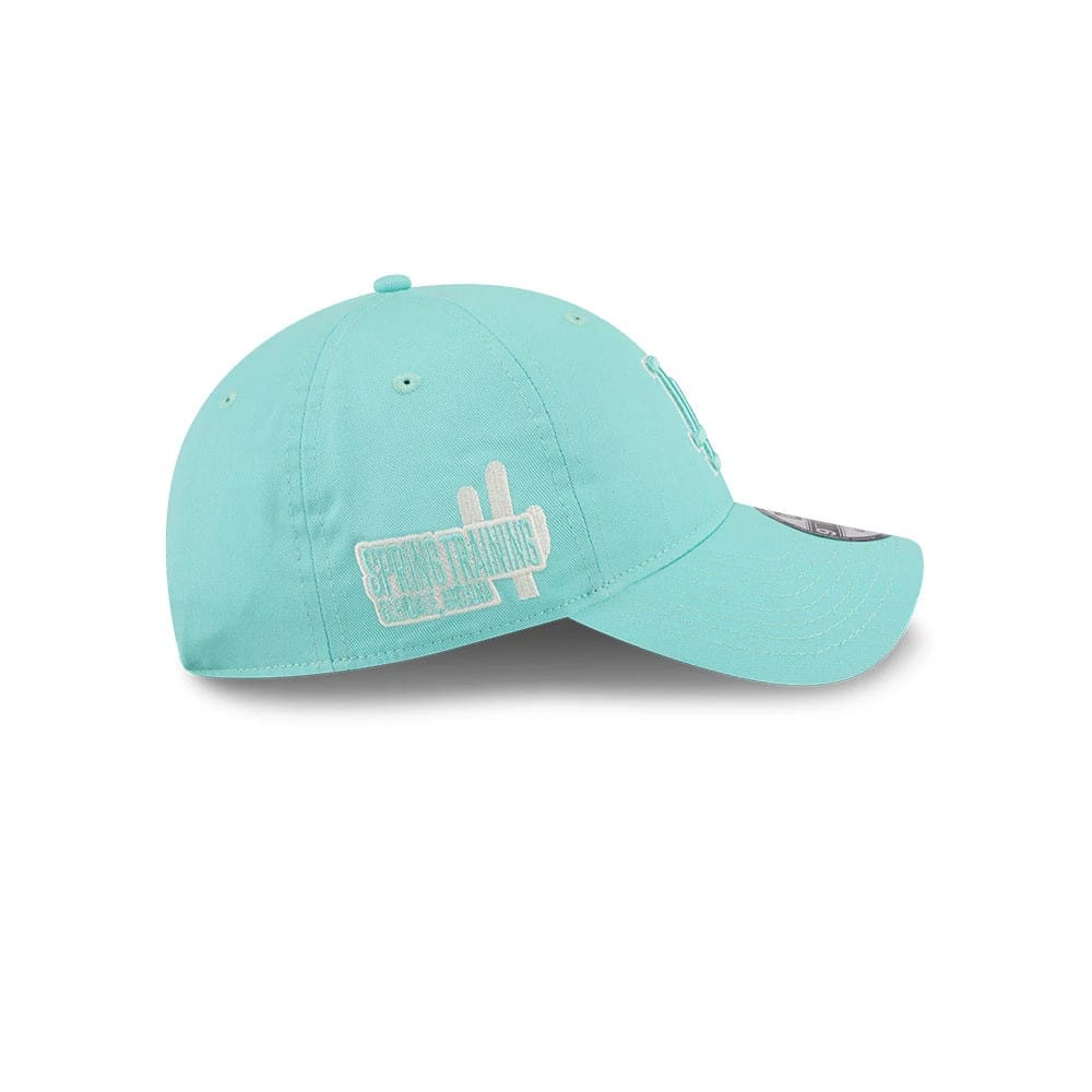 Pictured is this MLB Colours LA Dodgers 9TWENTY cap in turquoise. 5