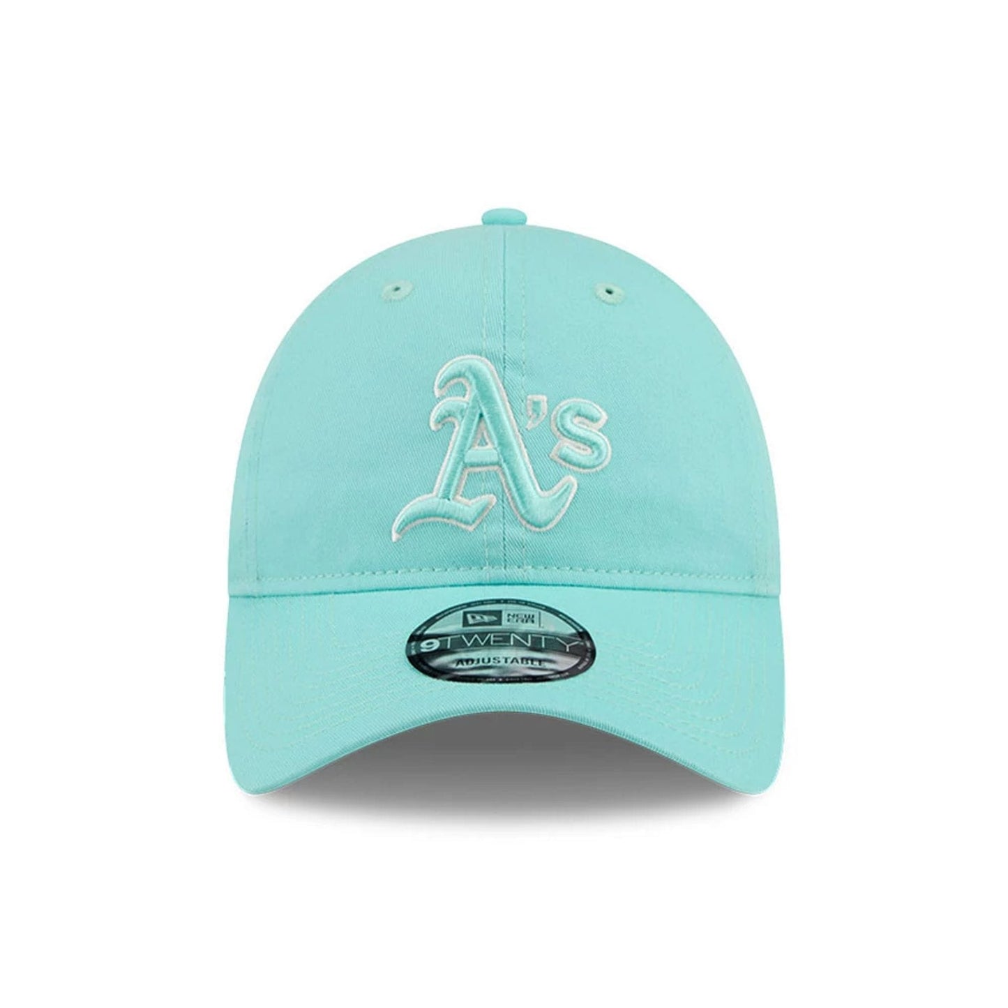 Pictured is this MLB Colours Athletics 9TWENTY cap in turquoise. 2