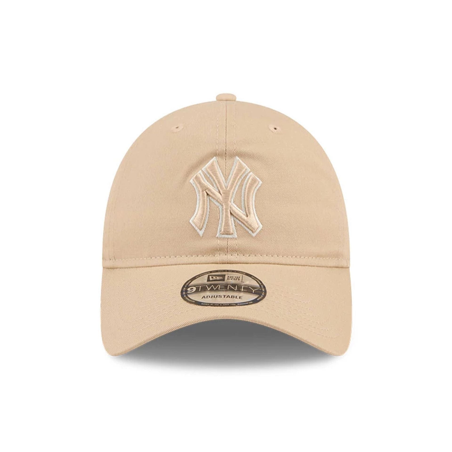 Pictured is this MLB Colours New York Yankees 9TWENTY cap in light beige. 2
