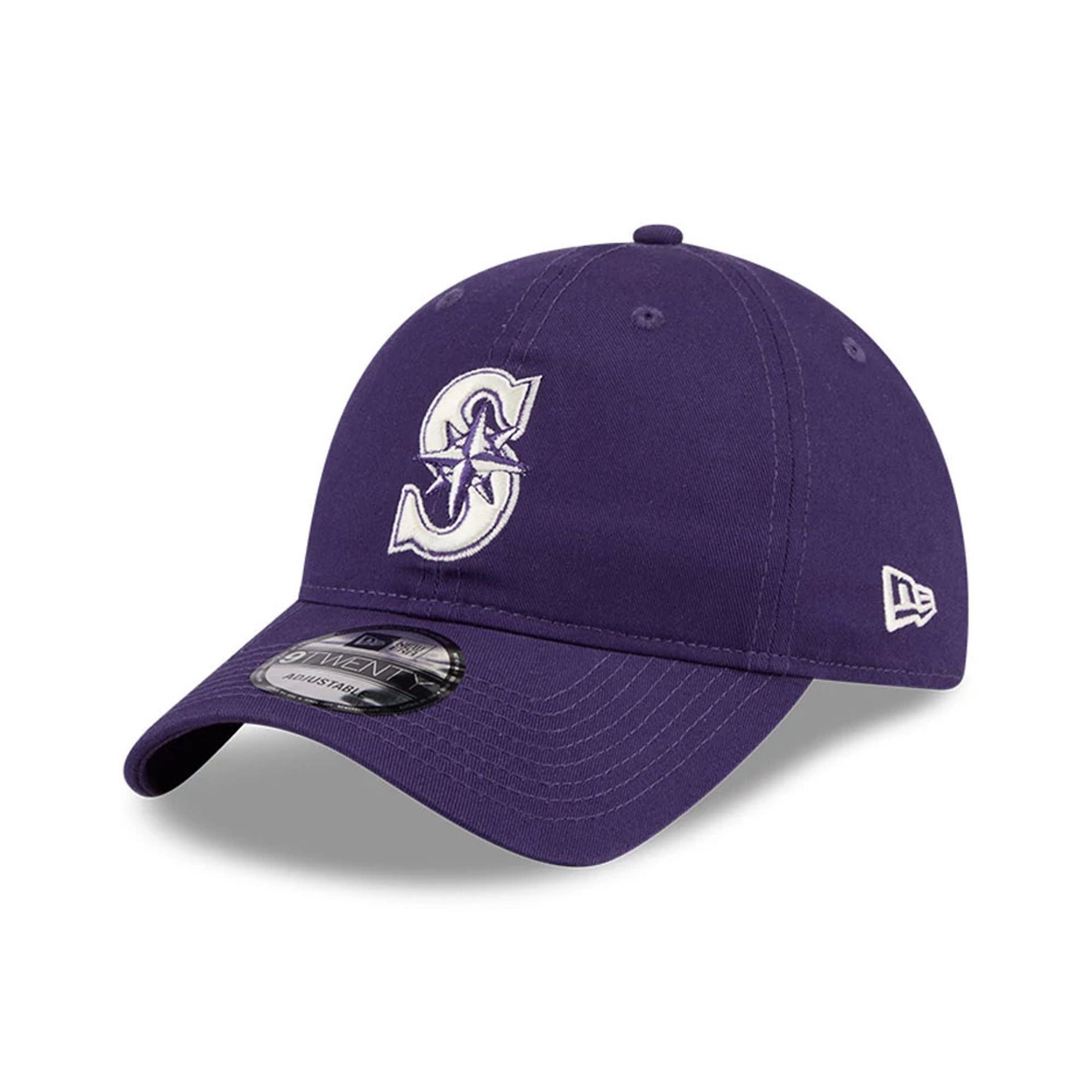 Pictured is this MLB Colours Seattle Mariners 9TWENTY cap in purple. 3