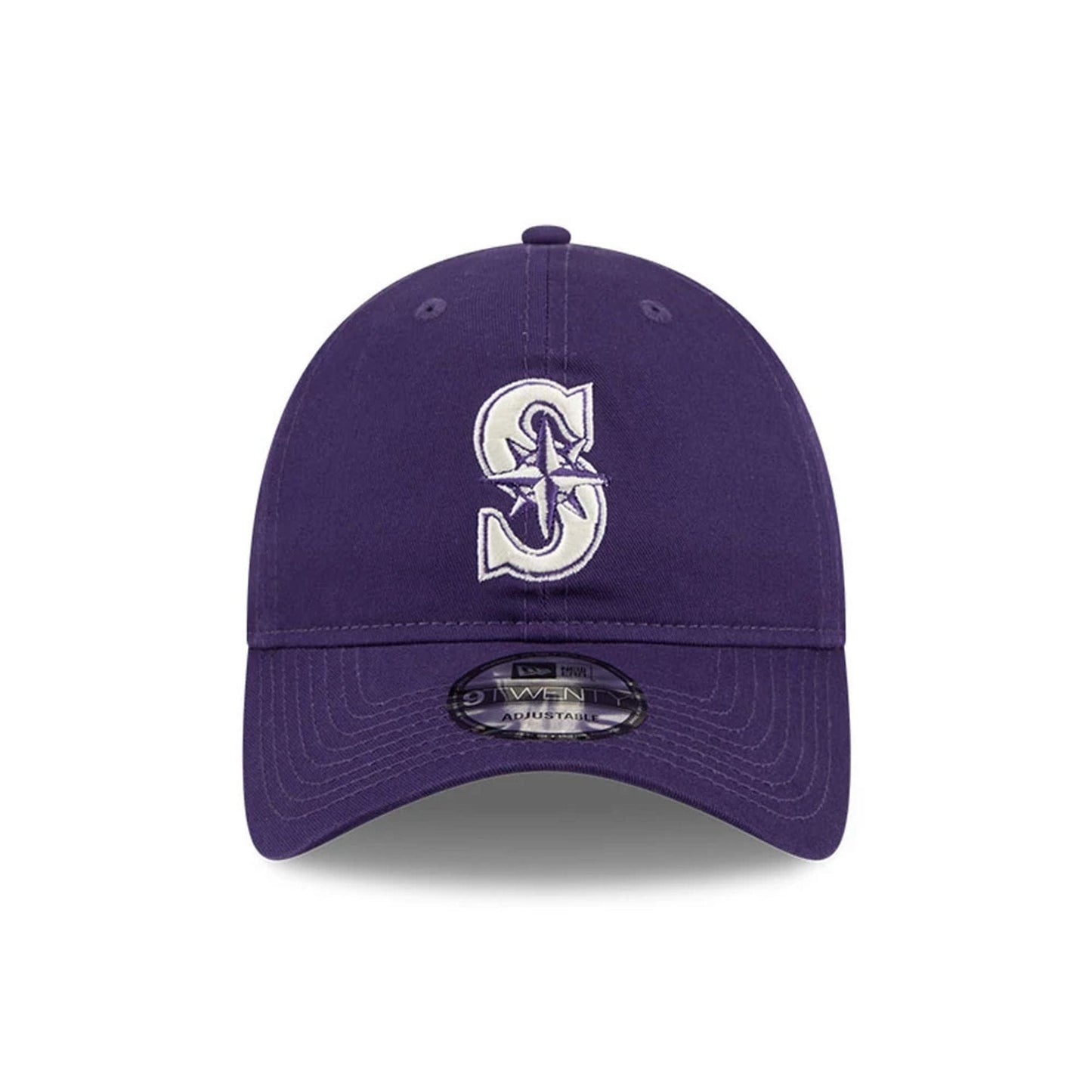 Pictured is this MLB Colours Seattle Mariners 9TWENTY cap in purple. 2