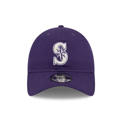 Pictured is this MLB Colours Seattle Mariners 9TWENTY cap in purple. 2