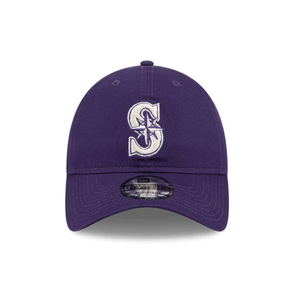 Pictured is this MLB Colours Seattle Mariners 9TWENTY cap in purple. 2