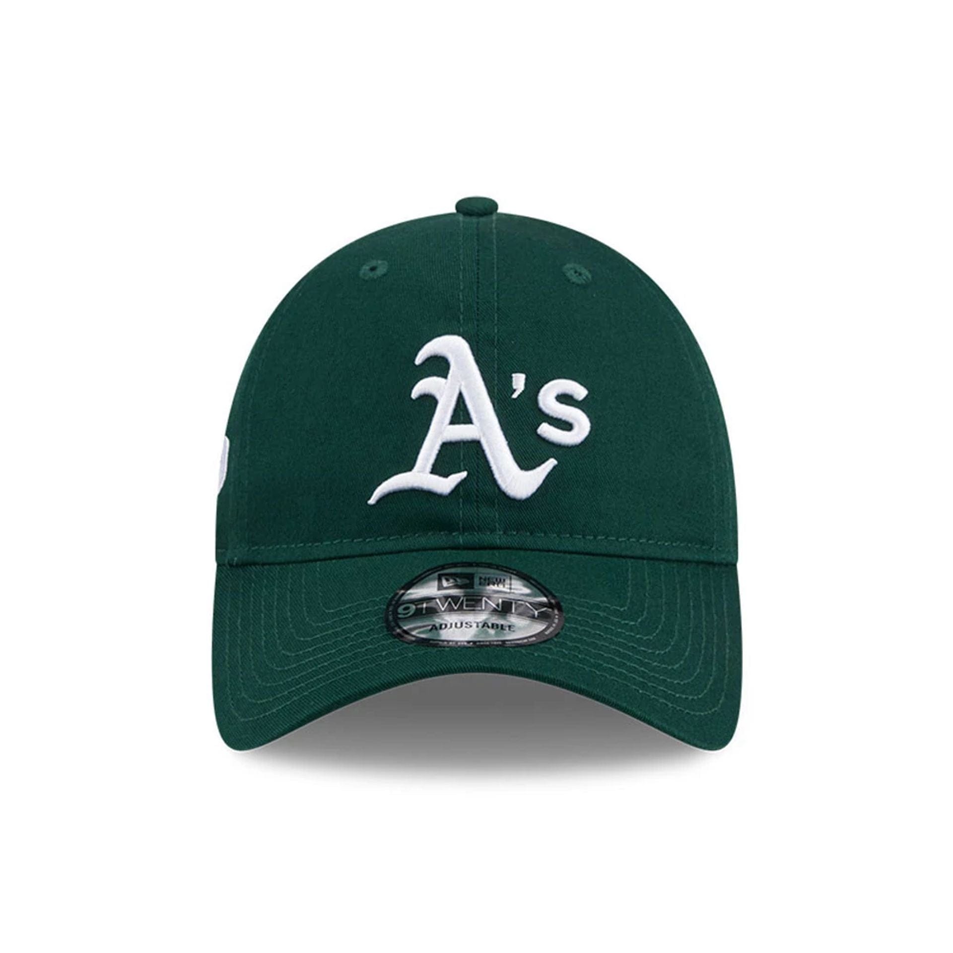 Pictured is this MLB Colours Athletics 9TWENTY cap in dark green. 2