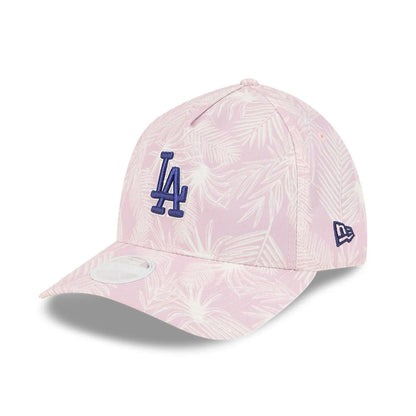 Pictured is this Womens MLB Pastel LA Dodgers 9TWENTY A-Frame cap in pastel pink. 4