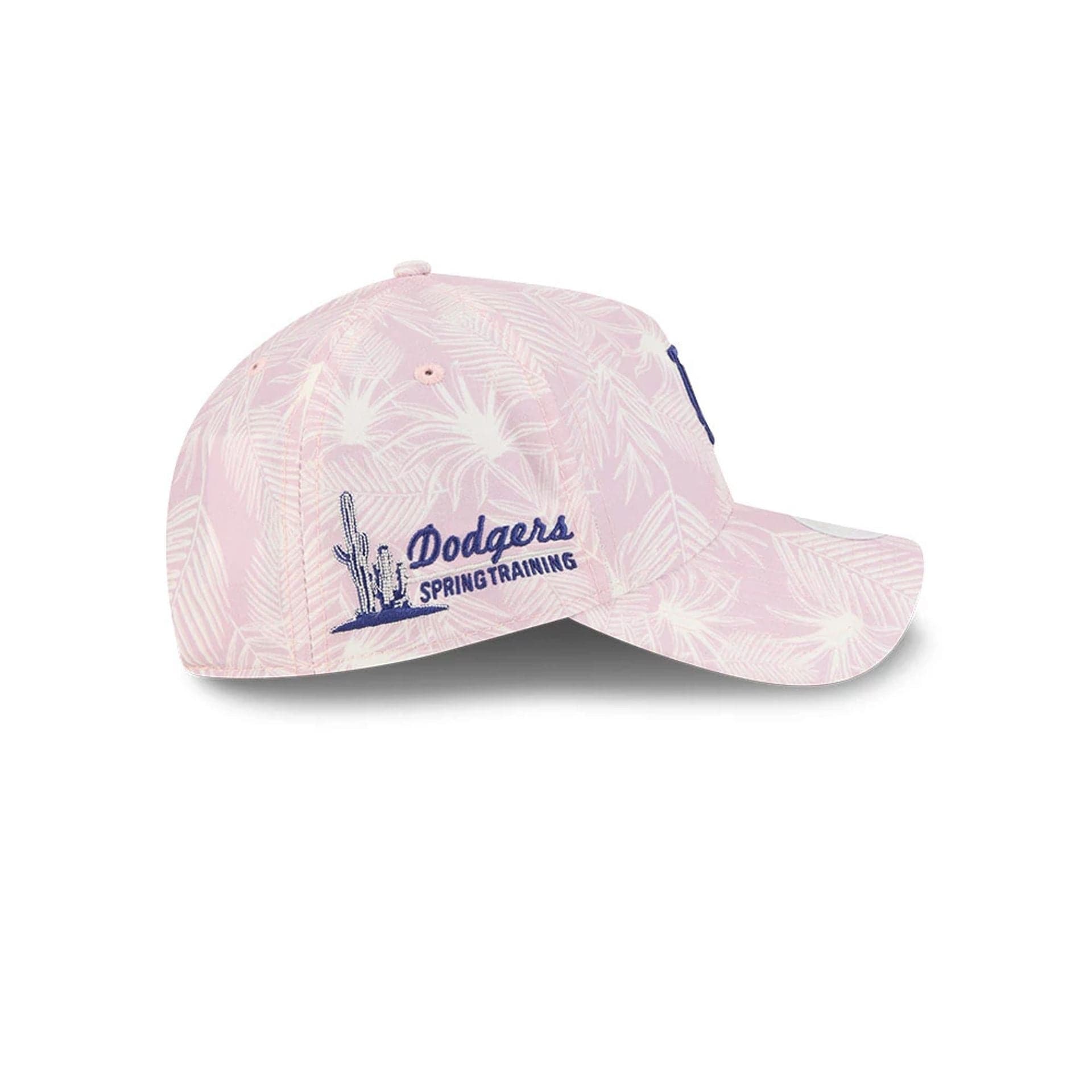 Pictured is this Womens MLB Pastel LA Dodgers 9TWENTY A-Frame cap in pastel pink. 5