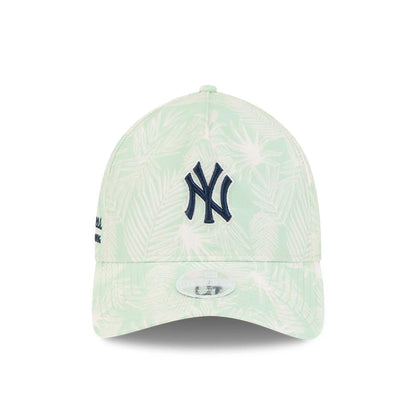 Pictured is this Womens MLB Pastel New York Yankees 9TWENTY A-Frame cap in green. 3