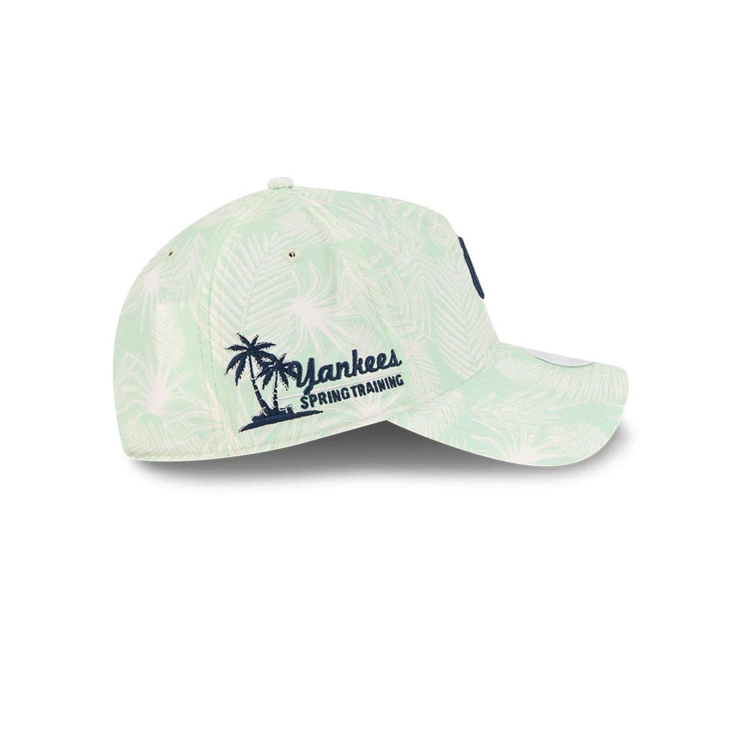 Pictured is this Womens MLB Pastel New York Yankees 9TWENTY A-Frame cap in green. 5