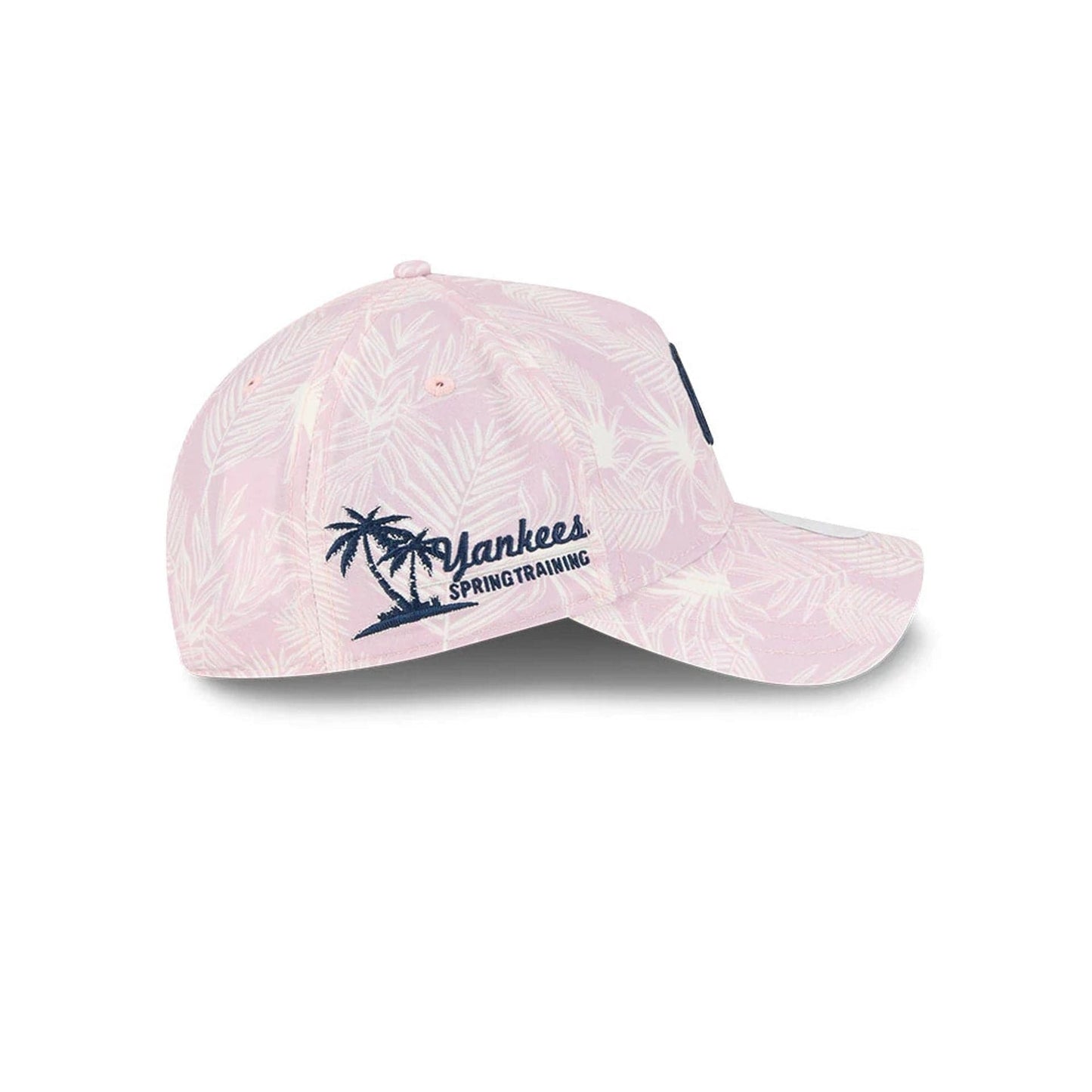 Pictured is this Womens MLB Pastel New York Yankees 9TWENTY A-Frame cap in pastel pink. 5