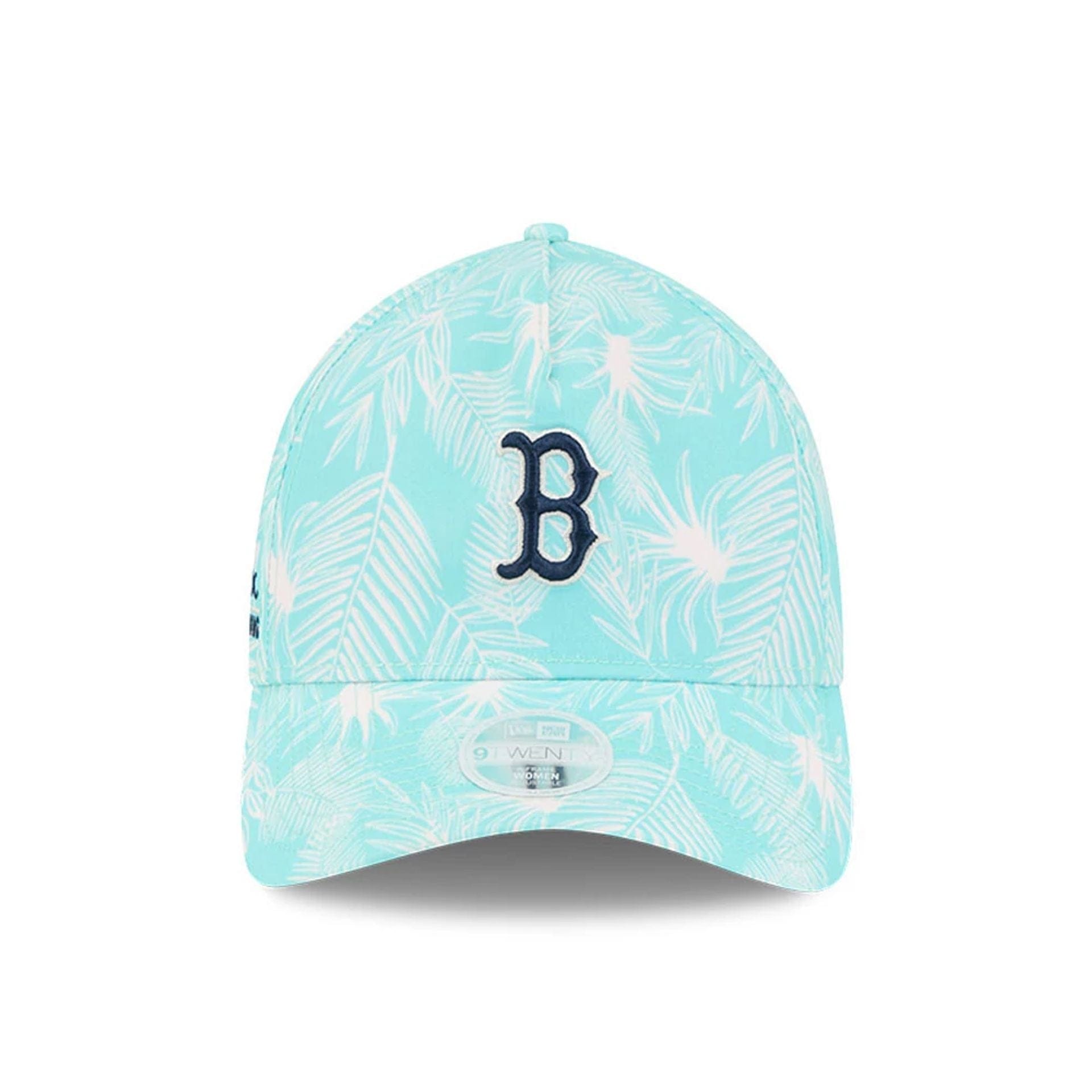 Pictured is this Womens MLB Pastel Boston Red Sox 9TWENTY A-Frame cap in turquoise. 3
