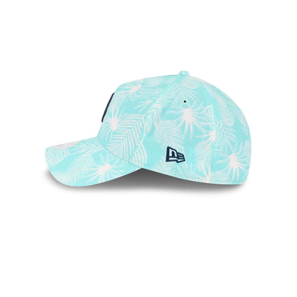 Pictured is this Womens MLB Pastel Boston Red Sox 9TWENTY A-Frame cap in turquoise. 6