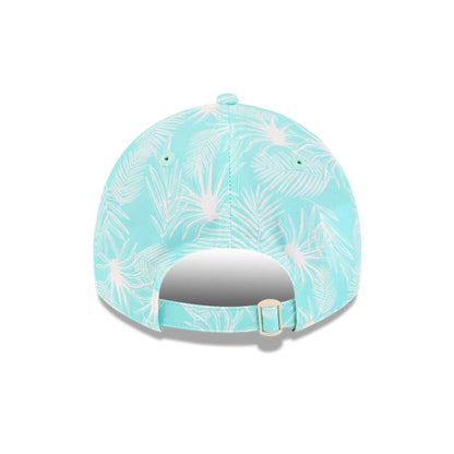 Pictured is this Womens MLB Pastel Boston Red Sox 9TWENTY A-Frame cap in turquoise. 7