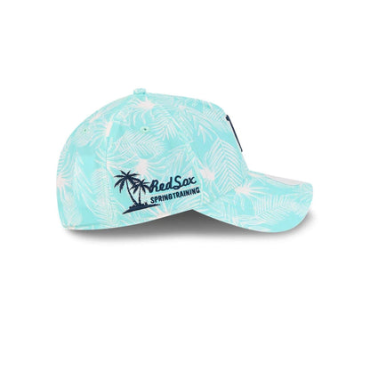 Pictured is this Womens MLB Pastel Boston Red Sox 9TWENTY A-Frame cap in turquoise. 5