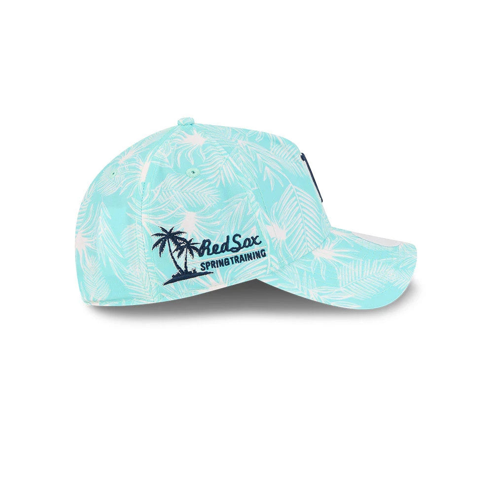 Pictured is this Womens MLB Pastel Boston Red Sox 9TWENTY A-Frame cap in turquoise. 5