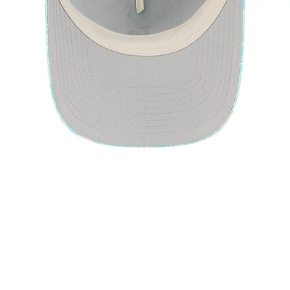 Pictured is this Womens MLB Pastel LA Dodgers 9TWENTY A-Frame cap in turquoise. 2