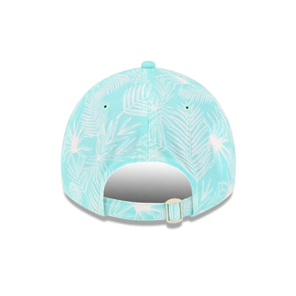 Pictured is this Womens MLB Pastel New York Yankees 9TWENTY A-Frame cap in turquoise. 7