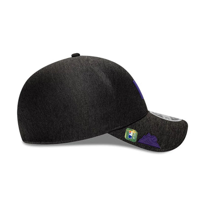 Pictured is this MLB Clubhouse Colorado Rockies 39THIRTY Infinity Stretch Fit cap in Black. 6