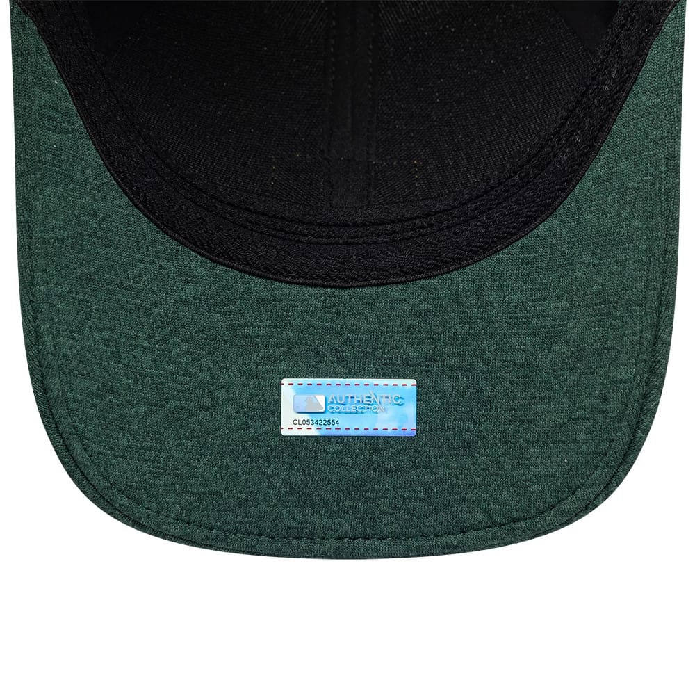 Pictured is this MLB Clubhouse Athletics 39THIRTY Infinity Stretch Fit cap in dark green. 7