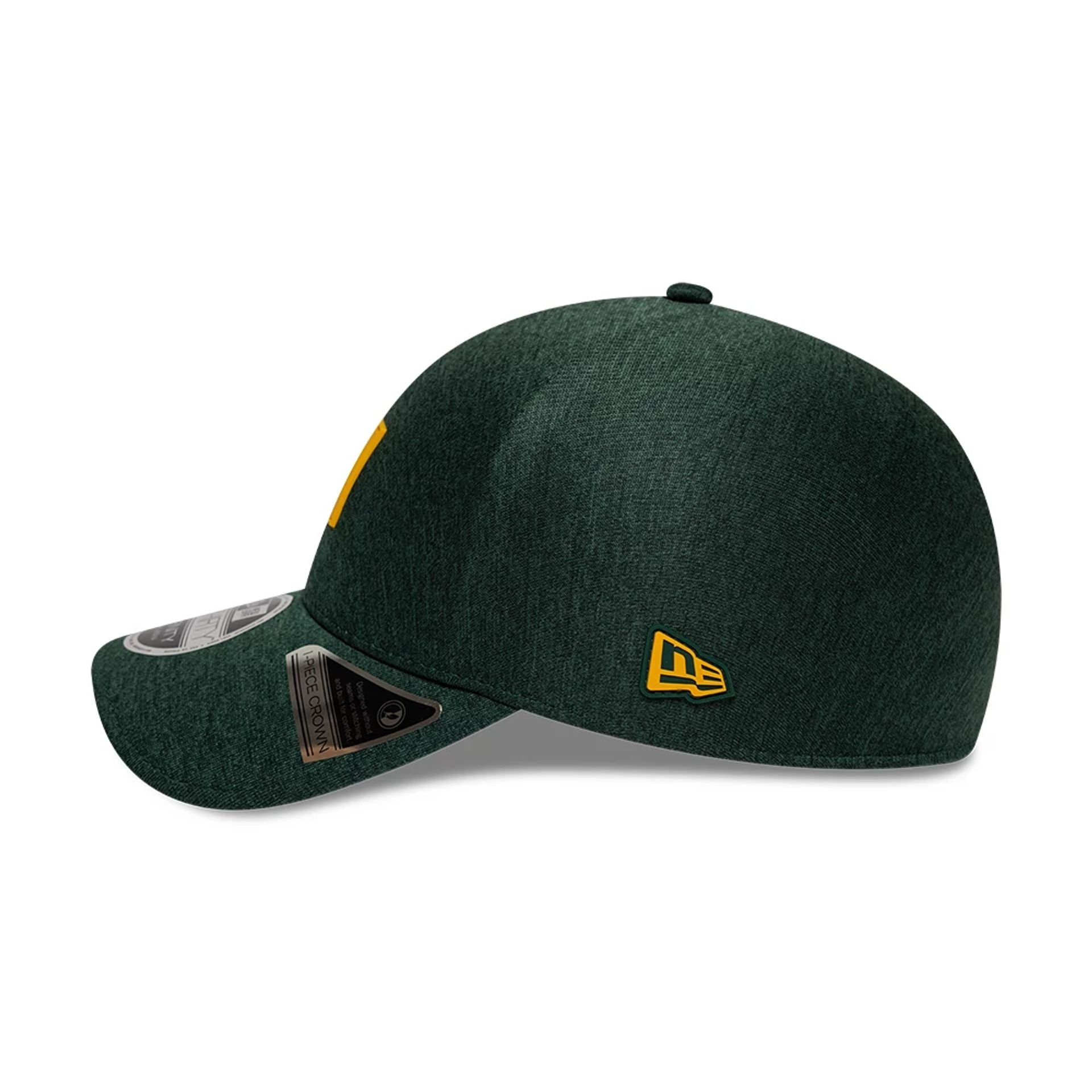 Pictured is this MLB Clubhouse Athletics 39THIRTY Infinity Stretch Fit cap in dark green. 6