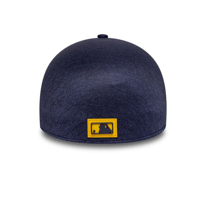 Pictured is this MLB Clubhouse Milwaukee Brewers 39THIRTY Infinity Stretch Fit cap in navy. 4
