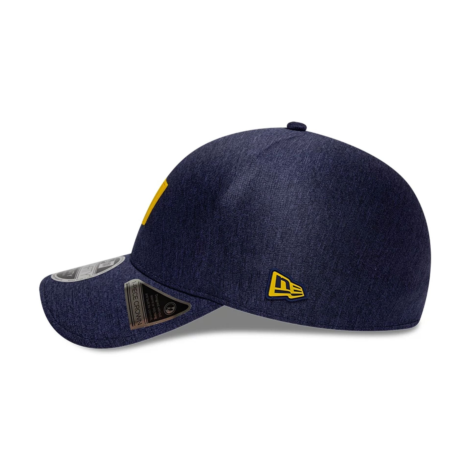 Pictured is this MLB Clubhouse Milwaukee Brewers 39THIRTY Infinity Stretch Fit cap in navy. 6