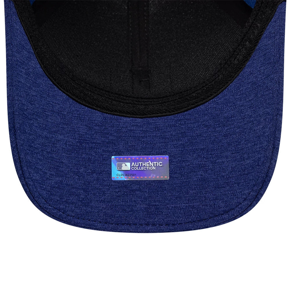 Pictured is this MLB Clubhouse Texas Rangers 39THIRTY Infinity Stretch Fit cap in dark blue. 7