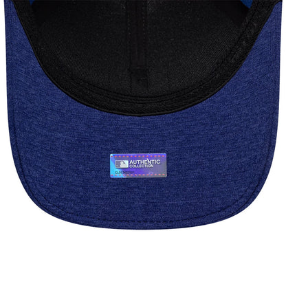 Pictured is this MLB Clubhouse Texas Rangers 39THIRTY Infinity Stretch Fit cap in dark blue. 7