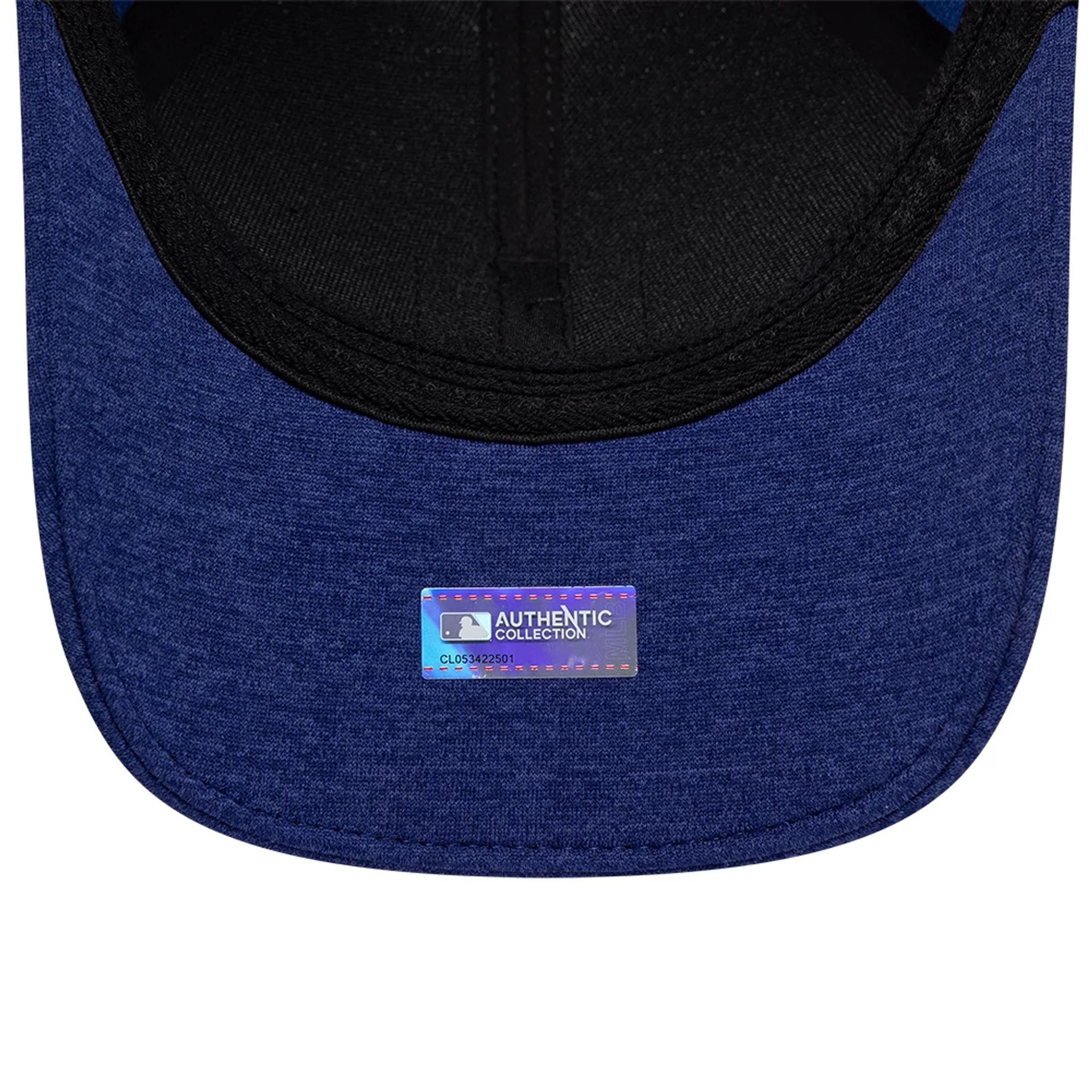 Pictured is this MLB Clubhouse Texas Rangers 39THIRTY Infinity Stretch Fit cap in dark blue. 7